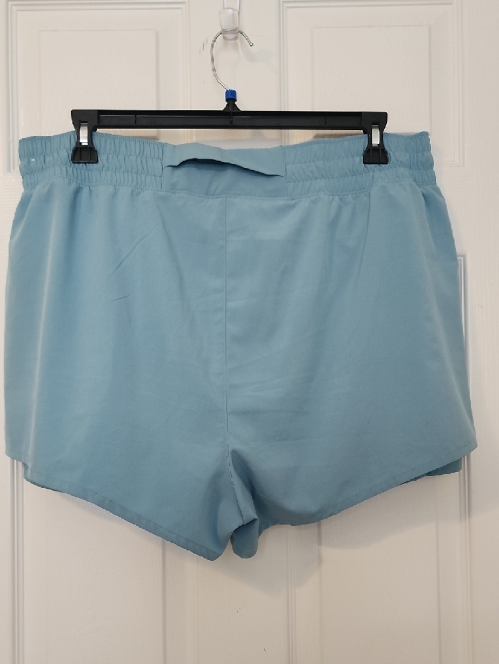 Reebok Women's Light Teal Green Athletic Shorts with Elastic Waist. - Picture 6 of 11